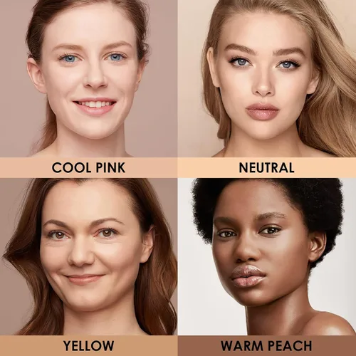 Vista 3 de FOCALLURE PerfectBase Lasting Poreless Liquid Foundation, Medium to Full Coverage with Matte Finish, Covers Blemishes & Under-Eye Circles for All