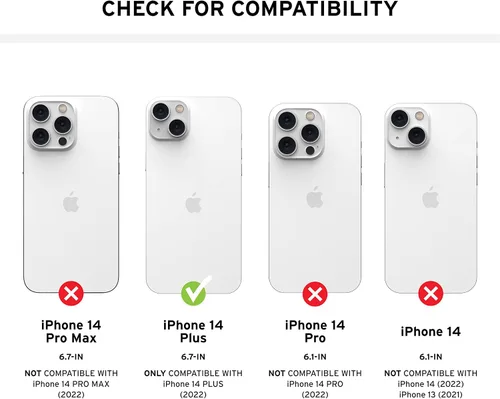 Vista 2 de URBAN ARMOR GEAR UAG - Funda diseñada para iPhone 14 Plus de fibra de carbono de 6.7 pulgadas, imán integrado compatible con carga MagSafe