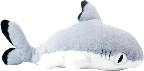 Vista 12 de Juguetes de peluche de Sharkitty, juguetes de peluche combinados de tiburón y gato (negro 27.5 pulgadas)