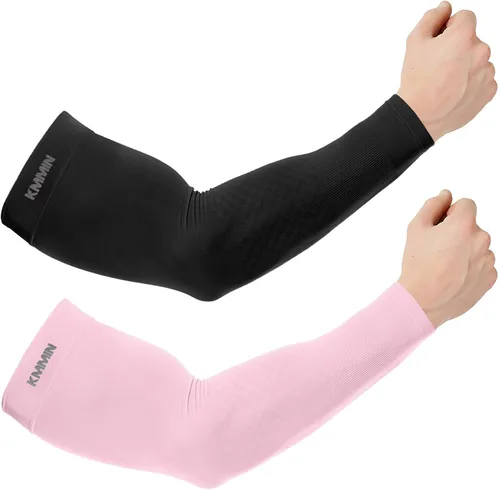 Vista 16 de KMMIN - Mangas para brazo con protección de rayos ultravioleta para conducción, ciclismo, golf, baloncesto.