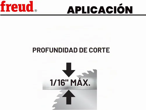 Vista 4 de Freud LU90M012: Hoja de metal no ferroso de 12 pulgadas x 120T