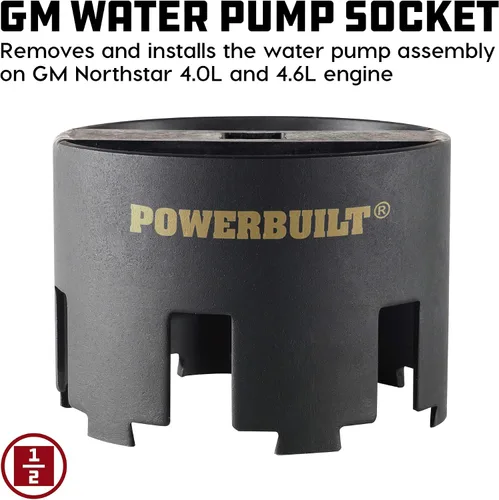 Vista 2 de Alltrade 648203M 1/2" Dr. Gm - Enchufe para bomba de agua, color negro