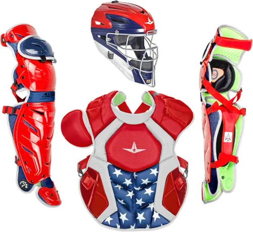 Vista 15 de All-Star S7 Axis for Adults - Baseball Catching Equipment Kit (Catching Helmet, Chest Protector, Leg Guards), NOCSAE Standard