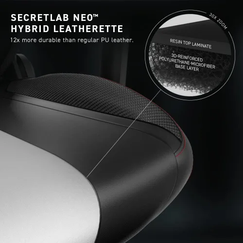 Vista 8 de Secretlab Titan Evo Ash Silla Gaming - Reclinable - Silla de Computadora Ergonómica y Cómoda con Reposabrazos 4D - Almohada Magnética para la Cabeza