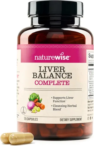 Vista 11 de NatureWise Suplemento de desintoxicación de equilibrio hepático – Fórmula de reparación triple con cardo mariano, diente de león, cúrcuma