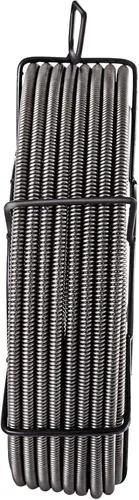 Vista 9 de VEVOR Cable de limpieza de desagüe de 50 pies x 1/2 pulgada, cable de alcantarillado de núcleo sólido, cable de auger de desagüe, cable de limpieza