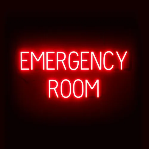 Vista 39 de SpellBrite LED Neon ER Sign for Business - Blue, 9" x 6" Azul