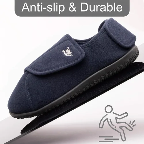 Vista 33 de EuropeanSoftest - Pantuflas clásicas con forro de rizo francés para mujer, con espuma viscoelástica 80-D, transpirables, lavables, para interiores