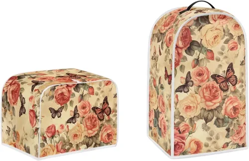 Vista 34 de doginthehole Funda para licuadora y tostadora, 2 rebanadas estéticas de estrellas de mar con estampado de conchas marinas para batidora o cafetera