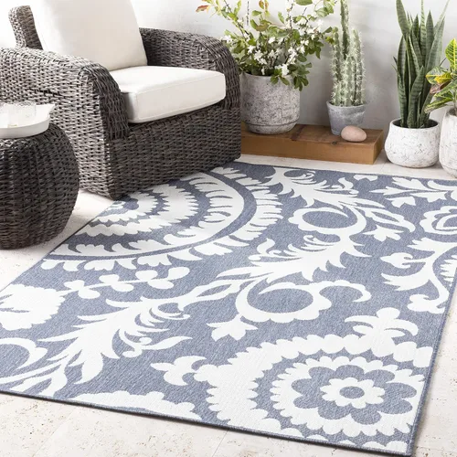Vista 8 de Alysia Brick - Alfombra para interiores y exteriores, 2 pies 3 pulgadas x 4 pies 6 pulgadas