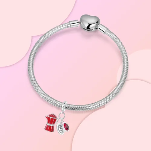 Vista 181 de Abalorios de plata de ley 925 con letras de la A ~ Z, para pulseras, collares, Día de San Valentín, Día de la Madre, joyería regalos para mujeres
