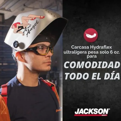 Vista 3 de Jackson Safety TrueSight - Casco de soldadura con oscurecimiento automático, ANSI Z87.1 ADF Hood