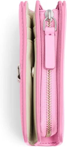 Vista 4 de Marc Jacobs The J Marc Mini Cartera Compacta Fluro Candy Pink Talla única, Fluro Candy Pink, La billetera compacta J Marc Mini