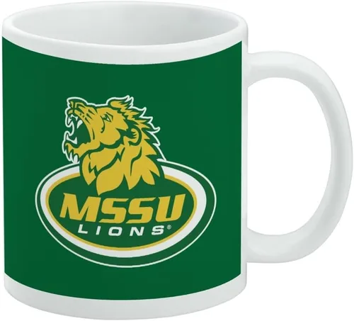 Vista 424 de Taza de cerámica con el logotipo principal de la Universidad Rider, taza de regalo novedosa para café, té y bebidas calientes, 11oz, blanca