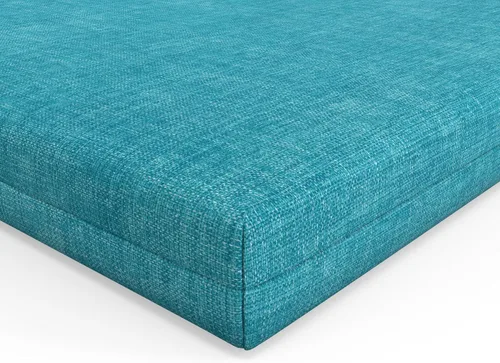 Vista 3 de Pillow Perfect 1 cojín sólido para asiento de silla con respaldo sólido para interior/exterior con lazos, esquinas redondeadas, asiento profundo