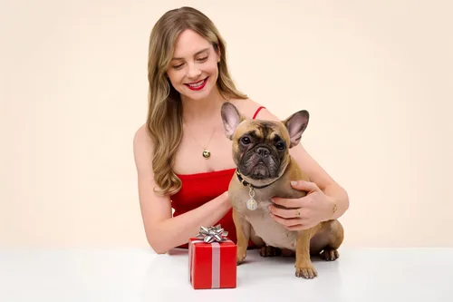Vista 9 de SCAMPER & CO Pulseras con dije de cachorro de raza de perro, circonita cúbica y espinela negra para mujer - Pulseras de plata esterlina chapadas