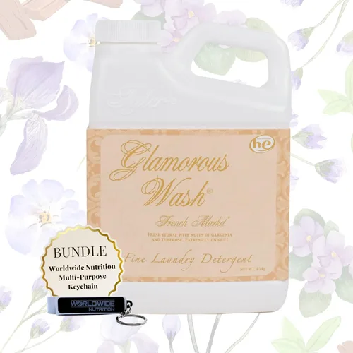 Vista 18 de Worldwide Nutrition Paquete Compatible con Tyler Glamorous Wash Diva Detergente Líquido para la Ropa - Lavable a Mano y a Máquina Detergente
