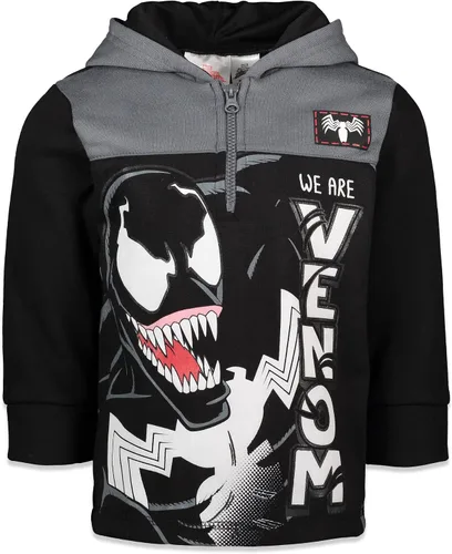 Vista 6 de Marvel Avengers Spider-Man - Sudadera con capucha y medio cierre de felpa para niños pequeños a grandes (2T - 18-20)