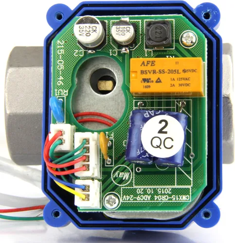 Vista 6 de U.S. Solid CR-02 Válvula de bola motorizada, 3 cables, Gris, 2.00watts, 12.00 volts