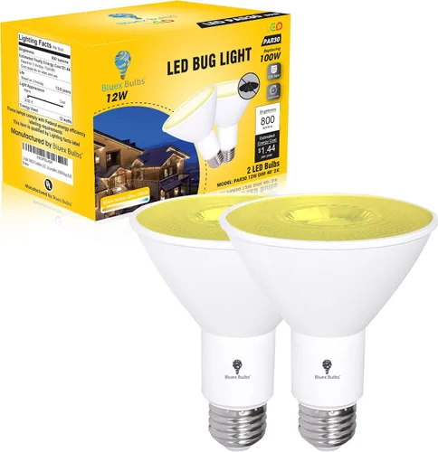 Vista 7 de Paquete de 2 bombillas LED PAR30 de inundación del anochecer al amanecer para exteriores con sensor de fotocélula, 12W equivalente a 100 vatios