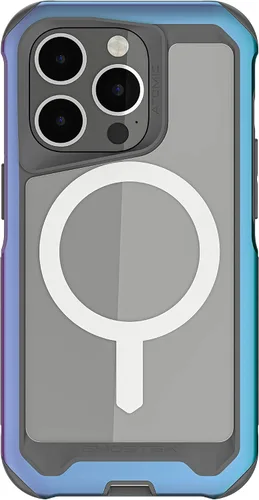 Vista 99 de Ghostek ATOMIC - Funda delgada para Galaxy S21 con parachoques de metal de aluminio y diseño trasero transparente, protección resistente que absorbe