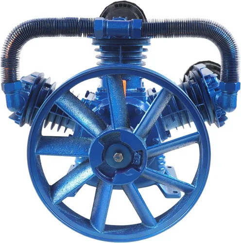 Vista 4 de Bomba de compresor de aire cilíndrico de 175PSI 10HP Cabeza de bomba de compresor de aire de bajo consumo de energía Motor Herramienta de aire