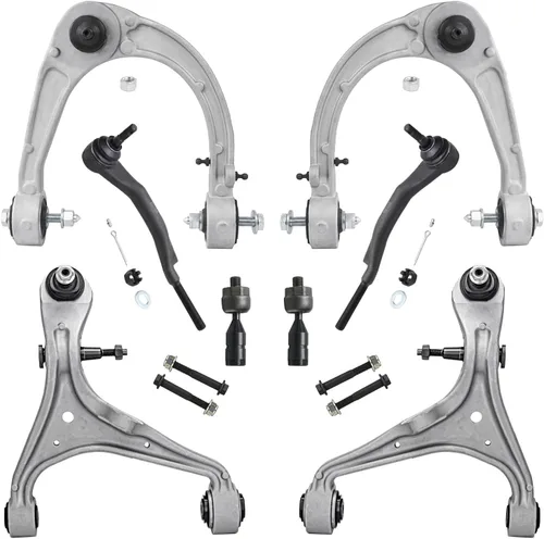 Vista 203 de Detroit Axle - Kit de brazos de control de extremo de 8 piezas para Toyota 2001-2003 Highlander 2002-2003 Camry Lexus ES300, 2 conjuntos de brazos