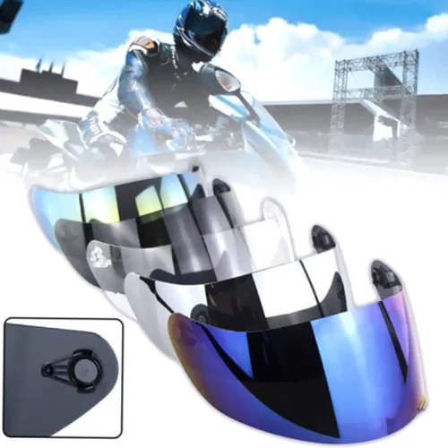 Vista 4 de Shkalacar Lente de casco de motocicleta, visera de casco de repuesto completo para casco de moto K1 K3SV K5