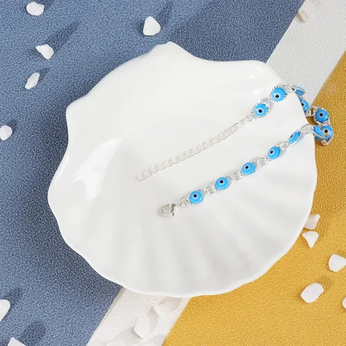 Vista 6 de Long tiantian Pulsera de cadena de mano, pulsera de anillo de cadena de mano, pulseras de oro para mujer, regalos de plata, cadena de mano de plata