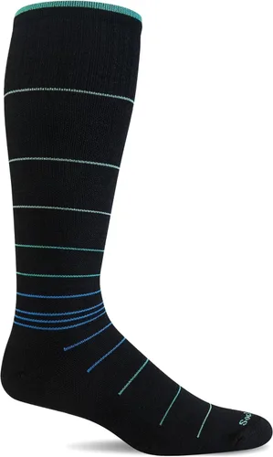 Vista 9 de Sockwell Calcetines de compresión graduada moderada para hombre Circulator Carbón sólido