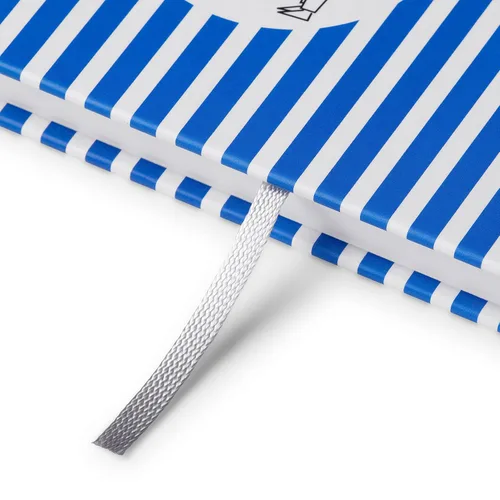 Vista 6 de PdiPigna - Cuaderno a rayas A5 Tapa dura Bella Copia Azul