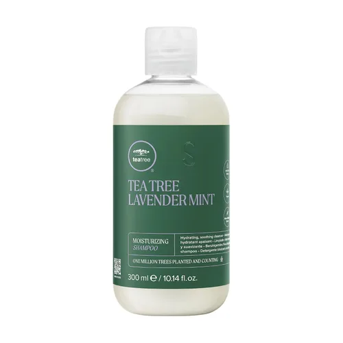 Vista 14 de Champú hidratante de lavanda y menta Tea Tree, hidrata + calma, para cabello grueso y seco