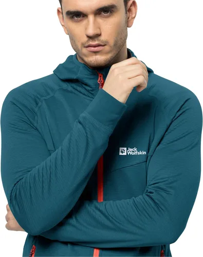 Vista 6 de Jack Wolfskin Men's Hydro Grid Hooded Fz Jacket