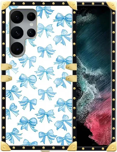 Vista 14 de Funda compatible con Samsung Galaxy S22 Ultra, funda protectora de TPU suave a prueba de golpes de 4 libélulas en la flor para Samsung Galaxy S22