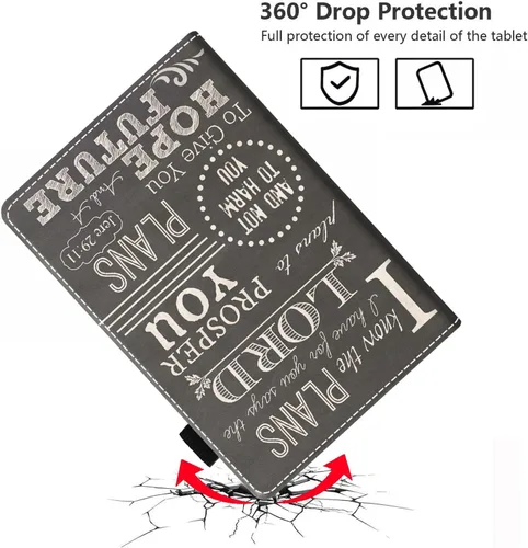 Vista 5 de Funda para tableta Amazon Fire Max 11 (11 pulgadas, 13ª generación, versión 2023) con ranura para tarjetas y apagado y encendido automático, funda
