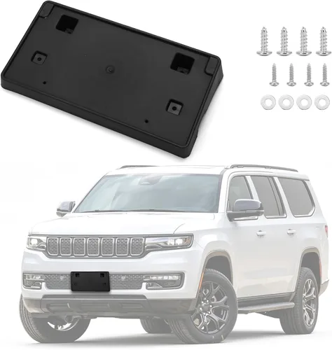 Vista 48 de Marco de matrícula frontal compatible con Chevy Colorado ZR2 2023 2024 2025, soporte de montaje para marco de matrícula, repuesto # 85553155