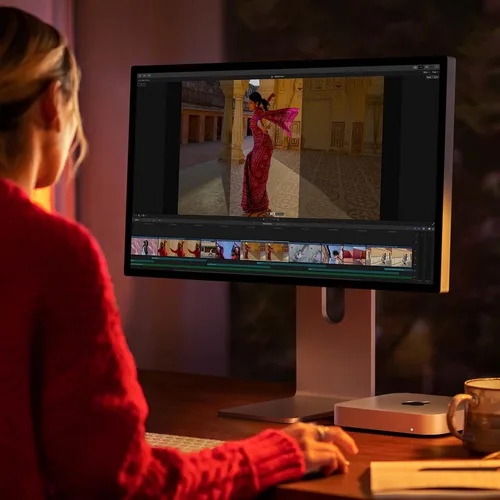 Vista 4 de Apple Computadora de escritorio Mac mini 2023 con chip Apple M2 Pro con CPU de 10 núcleos y GPU de 16 núcleos, memoria unificada de 16 GB