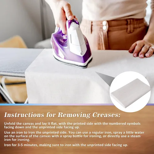 Vista 7 de NiArt Pintura por números para adultos principiantes, pintura por números sobre lienzo para niños, kits de pintura al óleo para regalo decoración