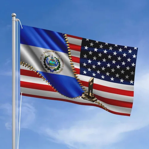 Vista 13 de Bandera de Estados Unidos y Colombia Colombiana Banderas para exteriores de 3 x 5 pies, tres capas de tela de costura de doble cara, impresión de 3