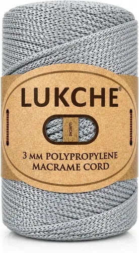 Vista 31 de Cuerda de macramé premium de poliéster de 3 mm (134.44 metros), (250 g) 100% cuerda de macramé de polipropileno, hilo de crochet de macramé colorido