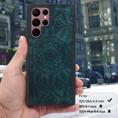 Vista 5 de Harryshell Funda de cuero desmontable con cremallera magnética con bolsillo para monedas para efectivo, 12 ranuras para tarjetas, correa de muñeca