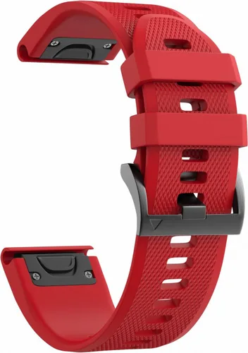 Vista 15 de NotoCity - Correa compatible para reloj Fenix 5X, de 26 mm de ancho, correa de silicona suave para Fenix 8 Pizarra