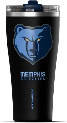 Vista 7 de Hydrapeak Atlanta Hawks - Botella de agua de acero inoxidable aislada al vacío de 30 onzas con licencia oficial de la NBA, con tapa con popote, a