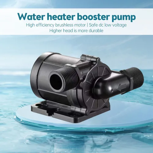 Vista 5 de Bomba de agua sumergible, 30 W CC sin escobillas de bajo ruido, bomba de agua para lavavajillas de escritorio, fuente acuario (4824A 12V)