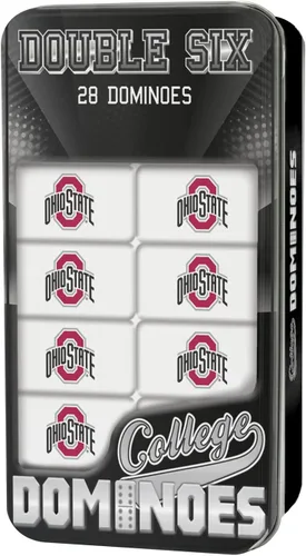 Vista 24 de MasterPieces Game Day - NCAA Alabama Crimson Tide - Juego de Dominó Doble Seis de 28 Piezas con Logo del Equipo