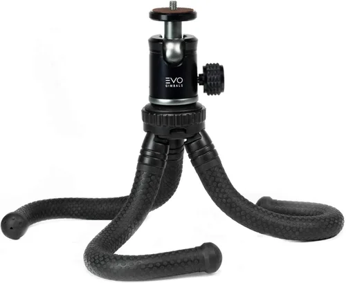 Vista 7 de EVO Gimbals GS-Flex Mini Trípode Flexible de Pierna para Cámaras DSLR y sin espejo de hasta 6.6 lbs Incluye cabezal de bola giratorio de aluminio