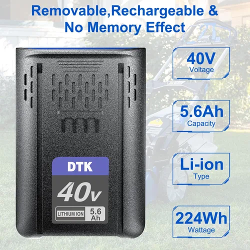Vista 9 de Reemplazo DTK para batería Kobalt 40V 5600mAh