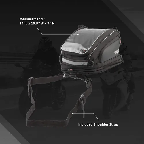 Vista 4 de Fly Racing Bolsa de tanque mediana