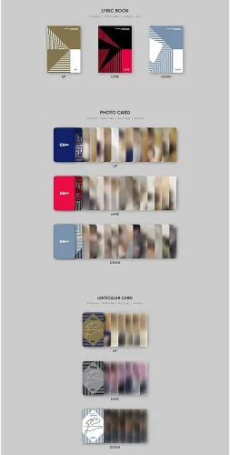 Vista 3 de BIGHIT Ent. ENHYPEN - Borde: Carnival (2º Mini álbum) álbum+Juego de tarjetas de fotos extra (UP+Hype+Down ver. Set)