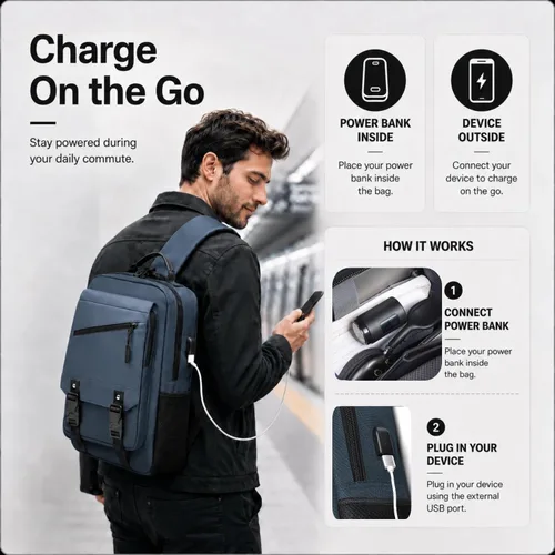 Vista 4 de Bolsa tipo mensajero de lona tipo bandolera para computadora portátil, casual, viajes, para hombres y mujeres